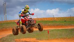 Genito Freire en la prueba del nacional de resistencia en quad