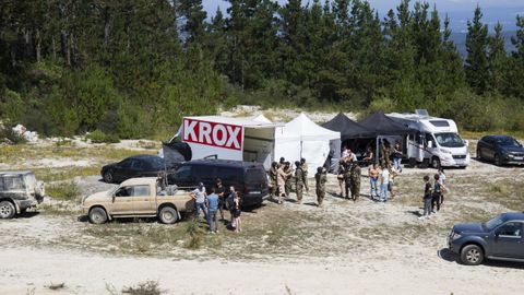 CAMPAMENTO DE RODAJE EN EL MONTE NEME 