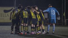 Partido de la Primera Futgal (grupo segundo) entre el Bertamir�ns y el Mux�a.