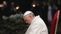 El papa Francisco durante celebración del Vía Crucis en Roma, el 29 de marzo de 2013.