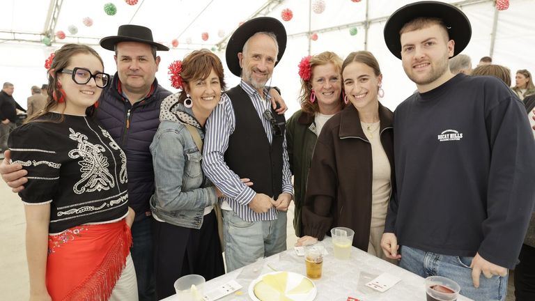 En imagen de archivo, fiesta de la Primavera en el barrio de Lodeiro