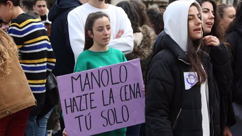 Manifestacin en Ferrol