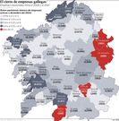 El cierre de empresas gallegas