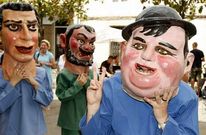 Animaci�n callejera en la calle Cardenal en la pasada edici�n de las fiestas patronales.