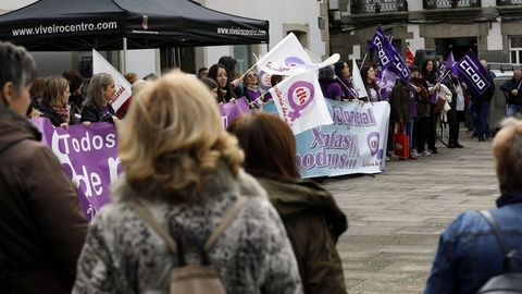 Manifestacin por el 8M en Viveiro