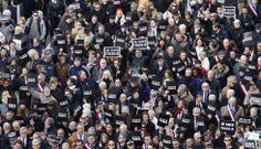 En Niza, ms de 23.000 personas se han manifestado en la emblemtica avenida de los Ingleses con el lema Yo soy Charlie. 