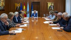 Reunin de la Junta de Gobierno de la Diputacin de Ourense.