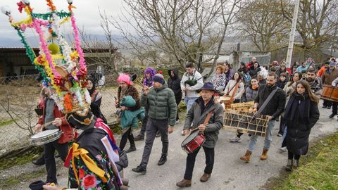 Fuli�n de San Marti�o bajando desde Cima de Vila, en Manzaneda.