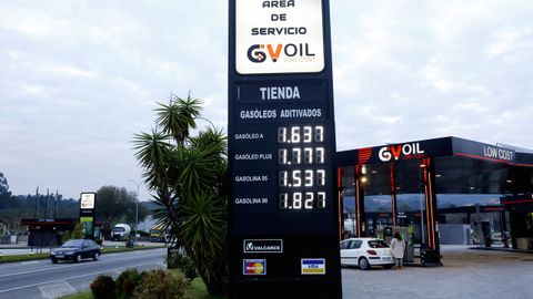 La estación de servicio de Pontevedra que este martes tenía mejores precios era la de Campañó