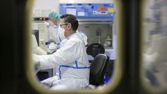 Imagen de un laboratorio de Sanidad en Lugo