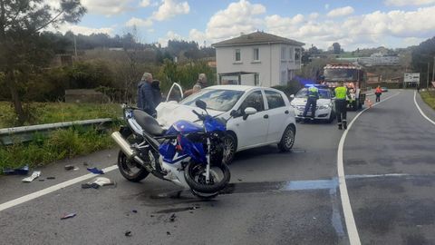 El accidente ocurri� en la carretera Betanzos-Mes�n do Vento
