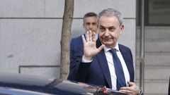 El expresidente del Gobierno, Jos� Luis Rodr�guez Zapatero, a su llegada�a la Audiencia Nacional
