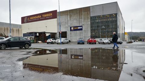 Estado actual del Centro Log�stico y de Transportes de Culleredo.