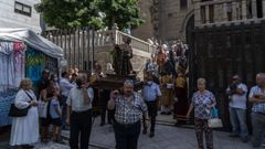 Procesi�n del Ap�stol en las fiestas de A Ponte el a�o pasado