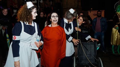 Un grupo en el Saman de Ourense.