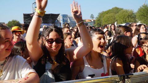 Ambiente en la jornada de este viernes en el festival SonRas Baixas