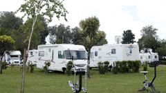 �rea de autocaravanas de Praia Xard�n