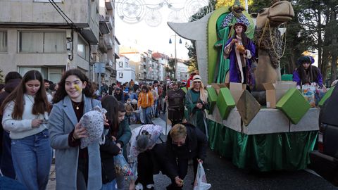 Cabalgata de Reyes en A Pobra.