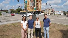 �ngel Garc�a, segundo por la izquierda