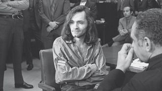 El asesino en serie Charles Manson.