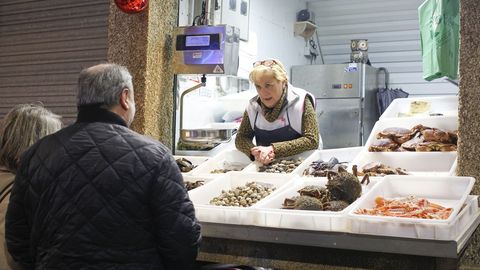 Venta de pescado y marisco en Santiago de Compostela