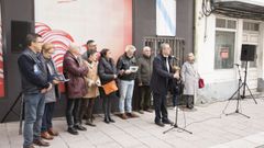 Homenaje en Carballo a Xes�s San Lu�s Romero