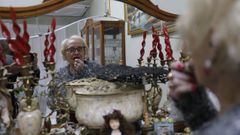 Esperanza, en su casa de A Ponte