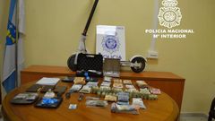 Durante la operaci�n policial desarrollada en junio del a�o 2021 en Ourense los agentes incautaron dinero, droga y el patinete usado por los detenidos para vender la sustancias ilegales