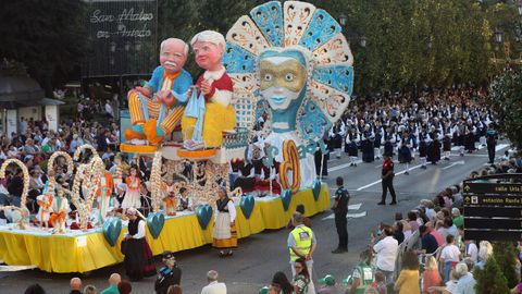 El desfile del Da de Amrica en Asturias,