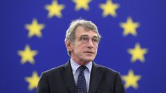 El presidente de la Euroc�mara, David Sassoli