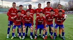 Once inicial del Berganti�os ante el Burgos B