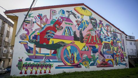 Mural en Rianxo