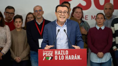 El candidato socialista, Miguel �ngel Gallardo