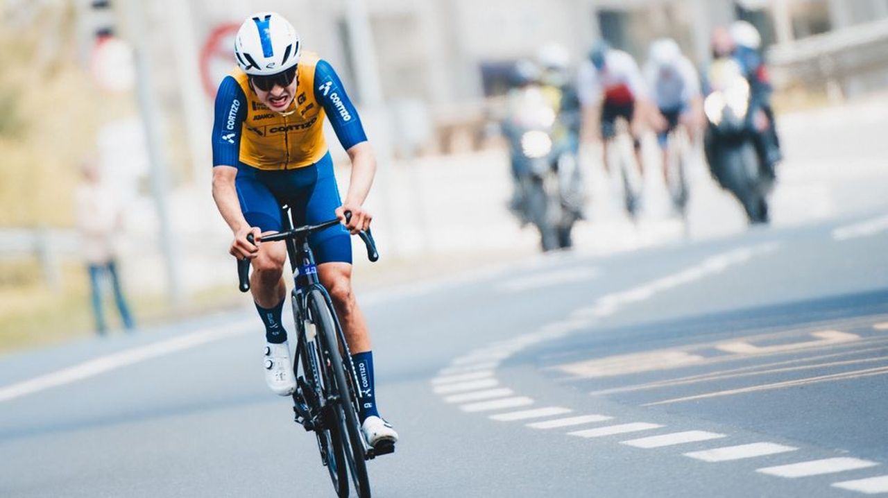 El ciclista noruego Martin Solhaug es la primera renovación del Padronés Cortizo para el 2026