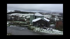Granizo y nieve en A Mariña.Granizo y nieve en A Mariña