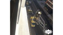 Incendio urbano en Avil�s