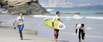 En el arenal de Barreiros se dieron cita veinte de los mejores especialistas europeos.