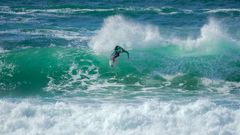 La Playa de Pant�n en la jornada de este viernes
