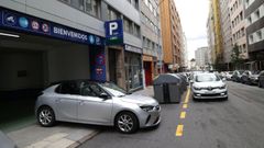 P�rkings del Ensanche de Santiago, como el Gran V�a, superan las 200 plazas y pueden ser una alternativa ante el cierre por obras del de la estaci�n