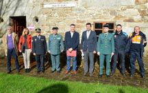 Los miembros de la junta de seguridad en la reuni�n de ayer. 