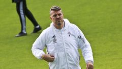 El �ltimo entrenamiento antes del Celta-Sevilla