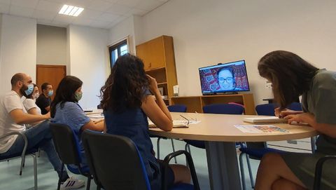 Reuni�n entre el Concello de Cabanas y el Fondo Galego de Cooperaci�n e Solidariedade
