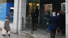 Sucursal en la que retir� la pensi�n la mujer asaltada