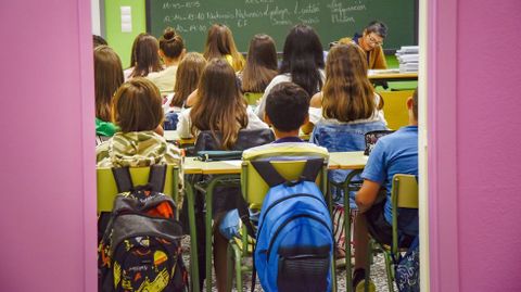 Colegio p�blico Felipe de Castro, en Noia