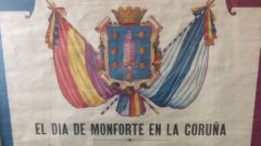 Estampas del hermanamiento de Monforte y A Coru�a en 1935