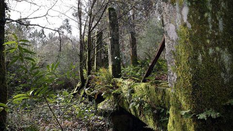 Un recorrido por la aldea abandonada de Mato, en Noia