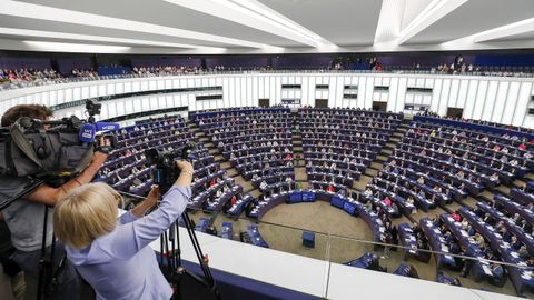 Sesin de votacin en el Parlamento Europeo