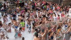 Fiesta de la espuma en O Cantn ribadense