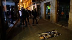 Los comercios de A Mari�a apagan las luces de los escaparates