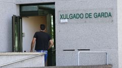 Entrada al juzgado de guardia de Lugo